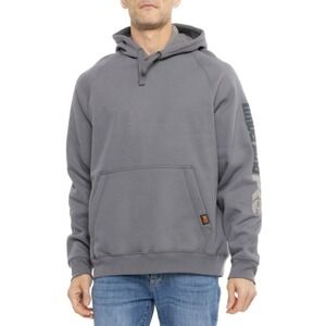 Large Timberland PRO Honcho Hoodie Pullover Sweatshirt Tornado Gray